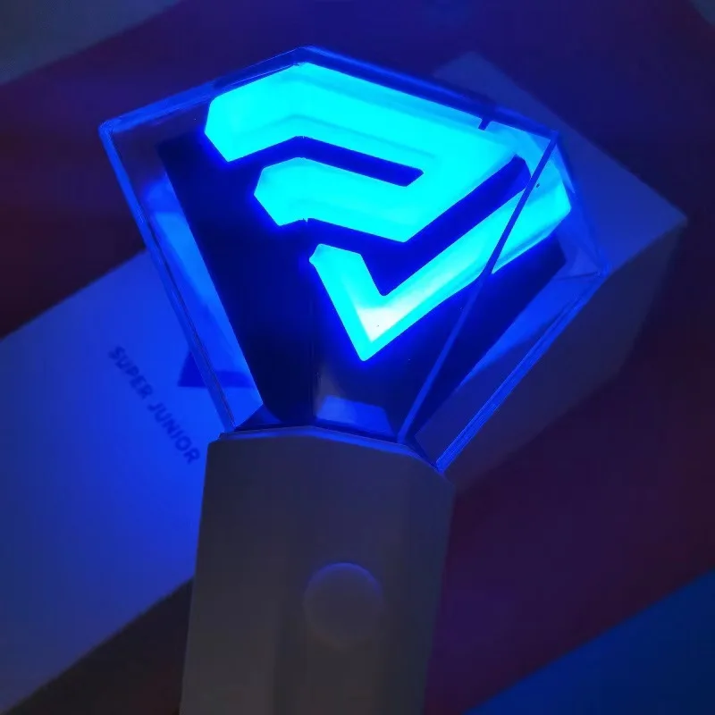 KPOP Super Junior Lightstick Ver.2 with Bluetooth Glow Hand Light Concert Cheer Superjunior Light Stick Lamp Recommend Age