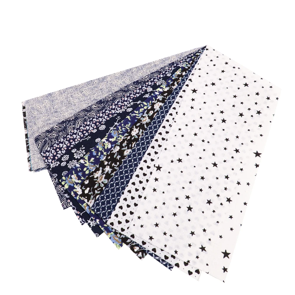 Teramila Neuheiten Bunte Design 6-8 PCS /Lot 9CM x 50CM Nähen Material Baumwolle Gelee rollen Streifen Plain Stoff Patchwork – Detail 31