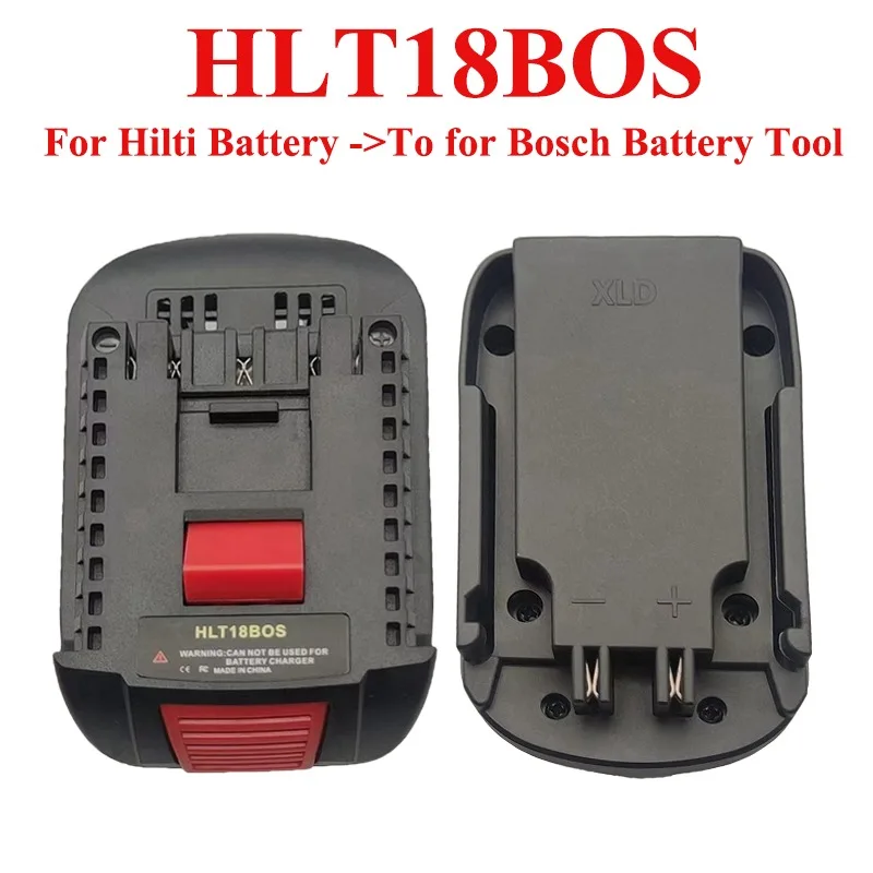 HLT18BOS Power Tool Adapter Converter for Hilti Li-Ion Battery Converts To for Bosch Lithium Battery for Bosch Power Tool Use