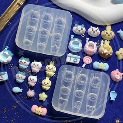 Moule à Ongles en Silicone Transparent Super Mignon, Résine UV Tamagotchi