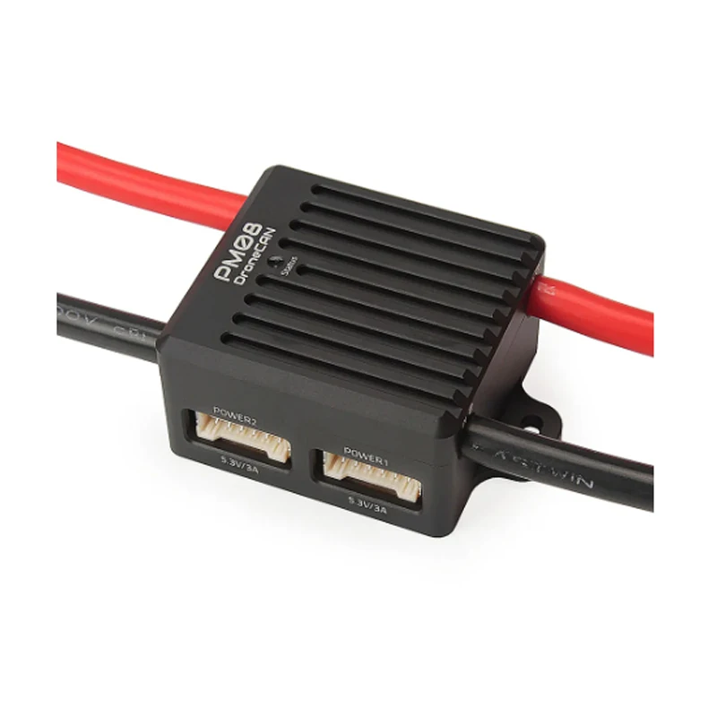 Holybro DroneCAN PM08-CAN Power Module 2-14S 200A Dual Step Down UBEC Output With 2x Independent 5V Out For RC FPV Drone