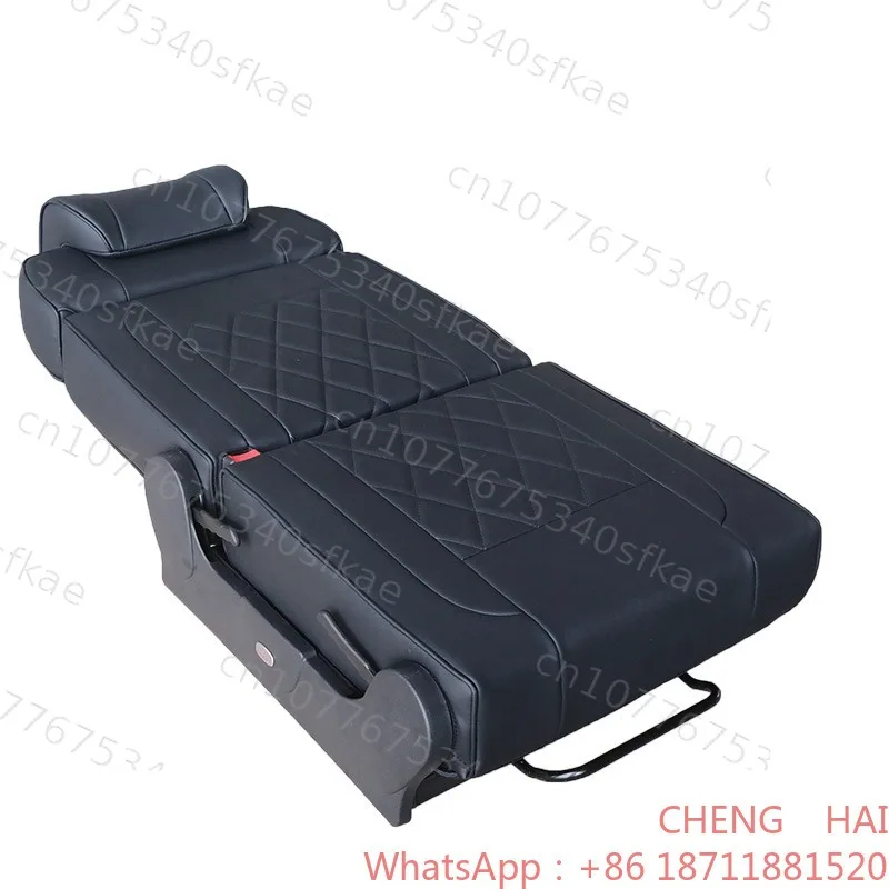 Customized Camper Van Seat Bed Adjustable Reclining Swivel Turn Into Bed 3C Certified Custom 1 to 4 Seats Leather/PVC for carava
