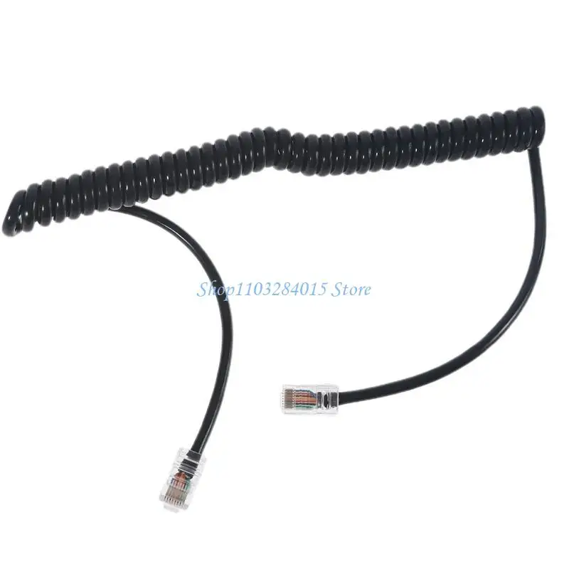R6FF 8 PIN RJ-45 a RJ-45 Cable cable micrófono 8pin para HM-151 OPC-1153 HM-98 HM-133 IC-207H Radios automóvil Mic