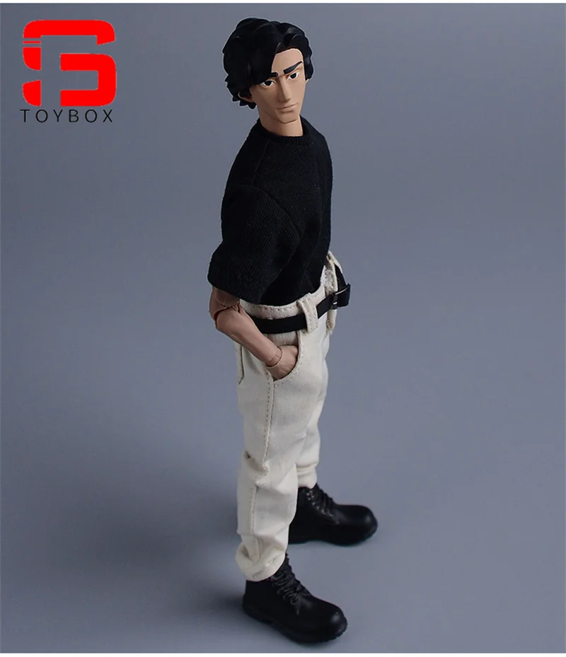 ATStory 1/12 스케일 패션 보이 제로 헤드 스컬프 PVC 애니메이션 헤드 조각 모델 6인치 노타맨 로만키 군인 액션 피규어 바디 호환