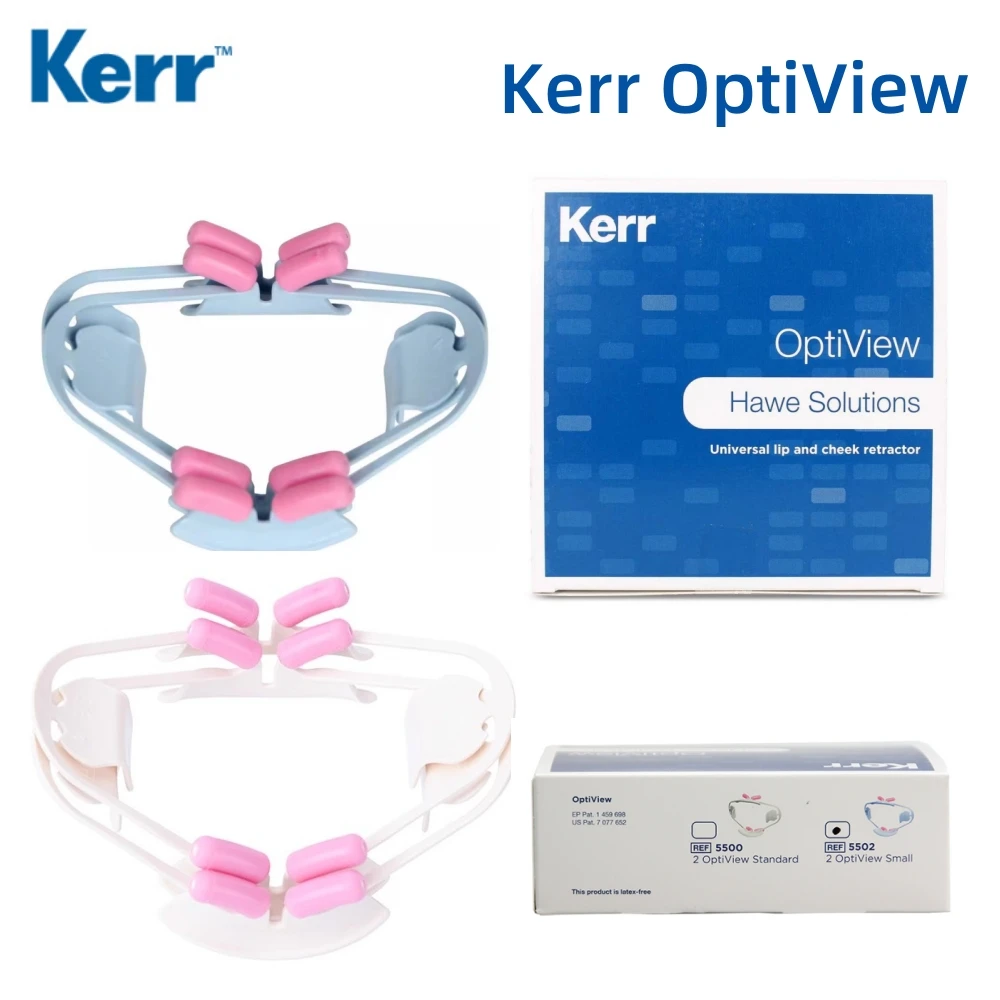 Kerr 2 Pcs/Box Dental Kerr HAWE OptiView Lip and Cheek Retractor Standard Original Orthodontic Tools Dentistry Materials