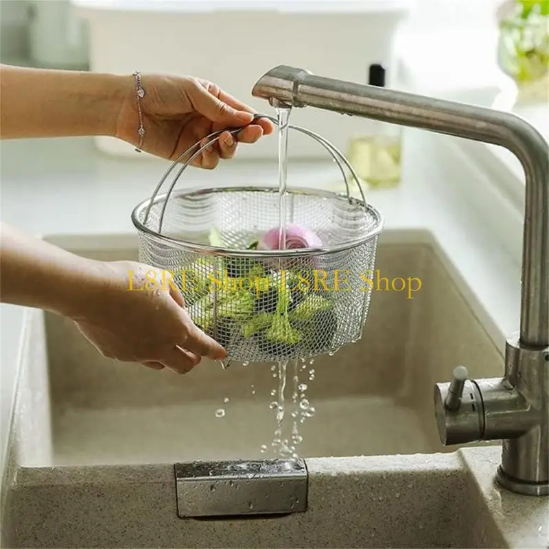 L8RE FRIRING SIETH Multi -функциональная корзина для корзины для корзины с ручкой для еды