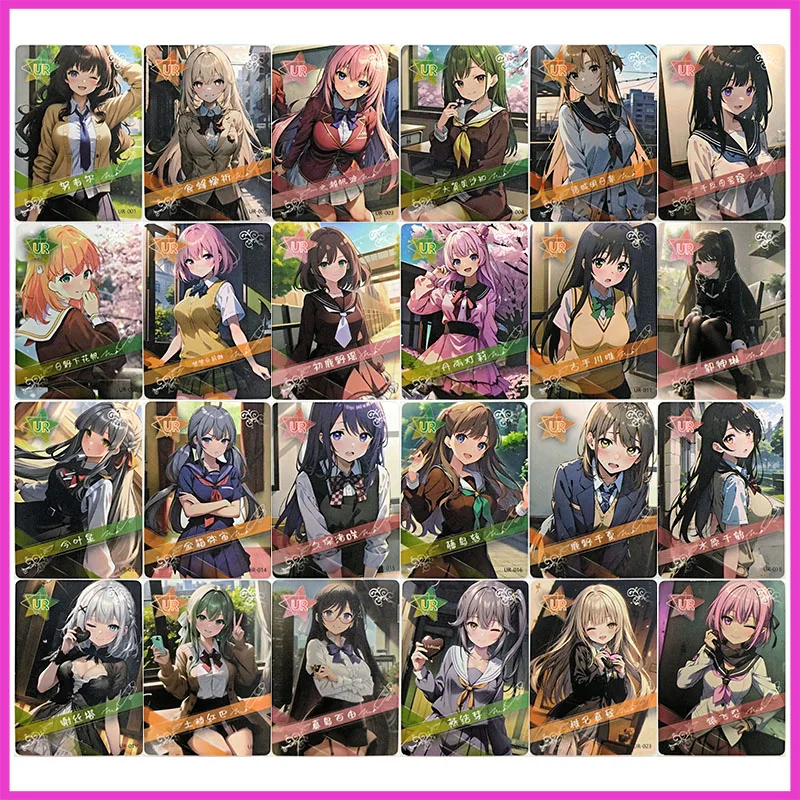 Anime Dea Storia Rare UR Flash Card Siesta Nouvelle Yuuki Asuna Kuo Shenlin Giocattoli per ragazzi Carte da collezione Regalo di compleanno