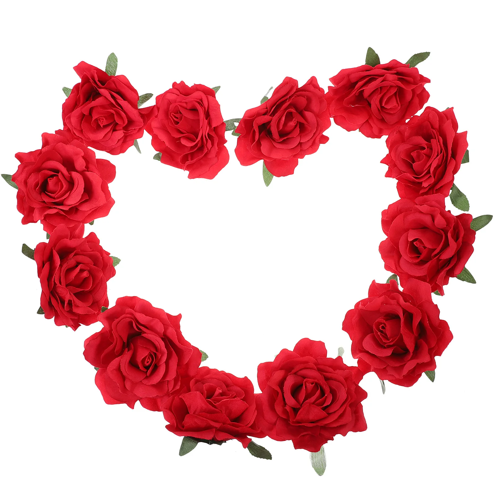 

12pcs Simulated Flower Hair Clips Floral Barrettes For Floral Barrettes Women Bridal Wedding Party Hair Accessories