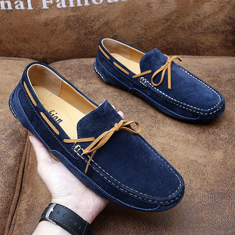 

YRZL 2025 Mens Loafers Casual Lightweight Breathable Shoes Non Slip Comfortable Sneakers Boat Shoes Moccasins For Walking Shoes