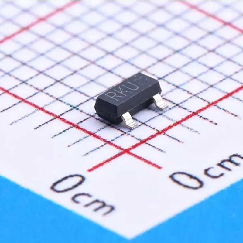 100PCS/LOT RK7002BMT116 marking RKU N-Channel 60 V 250mA (Ta) 200mW (Ta) Surface Mount SST3