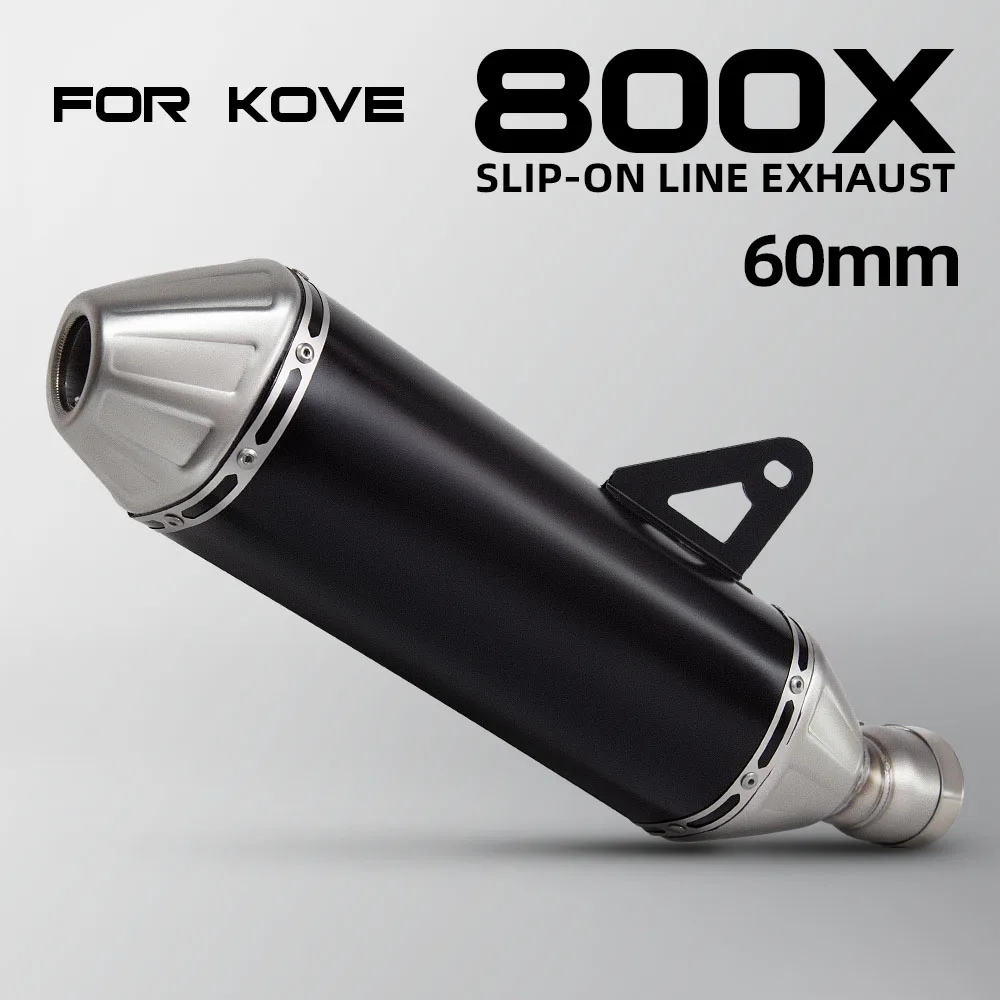 

Pro 800 X Exhaust Slip on Line muffler For KOVE 800X Pro 800 X motorcycle escape tailtube Rally Adventure moto Accessories