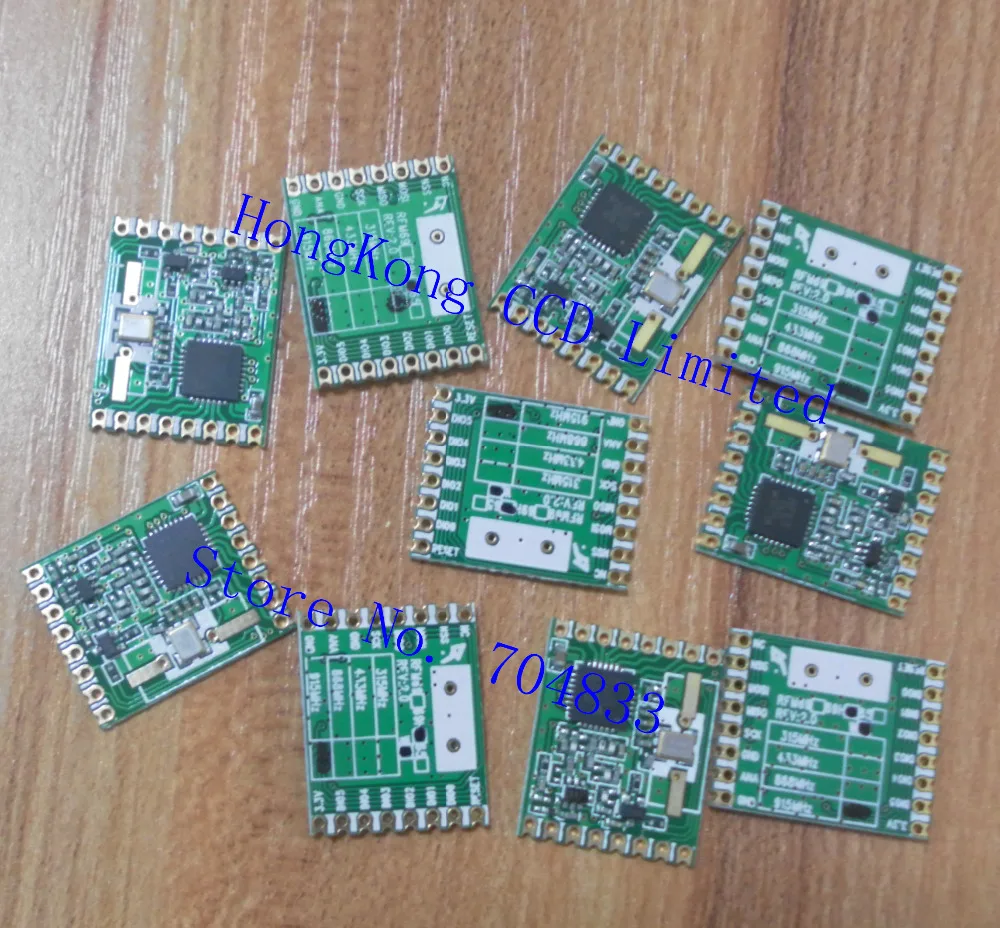 

Бесплатная доставка 10 шт./лот RFM69H RFM69HW 433/868/915 МГц 20 дБм радиочастотный трансивер