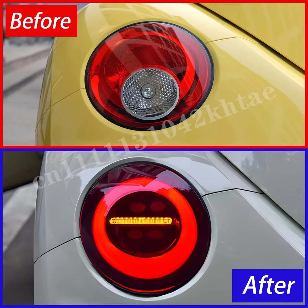 For 2004-2010 VW Beetle Auto Rear Back Lamps Assembly Upgrade High Quality Dynamic Car Taillights Plug and Play