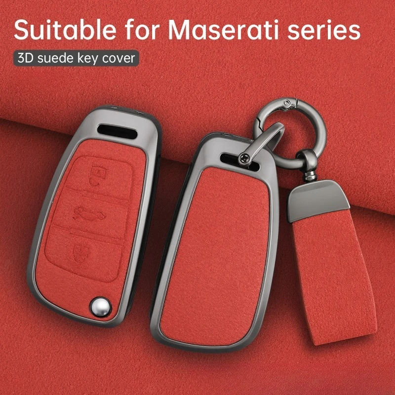 

Zinc Alloy Key Fob Cover for Audi A6L/Q5L/A4L/Q7/Q3/Q2L/A3/A8L/A7L/A5, Heavy Duty Metal Protective KeyCase Shell with Keychain