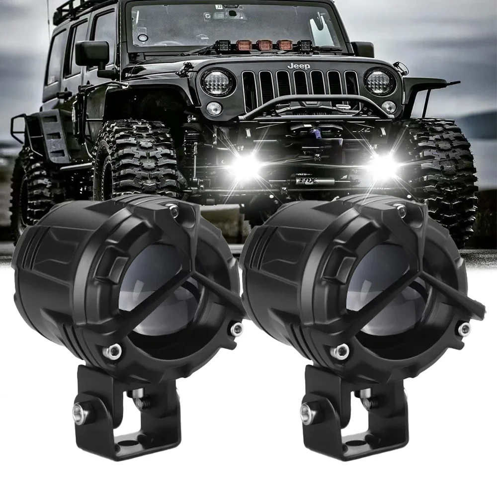 

HHigh Power Motorcycle Headlights Led Work Fog Driving Lights Bar for Long Range 12v 24v Super Bright for Motorcycle Car ATV SUV