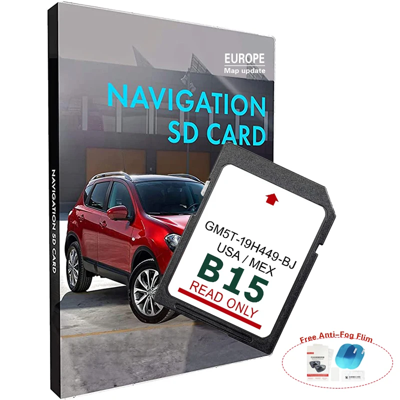 2024 B15 SD Card Latest Map Sat Nav for Ford Focus F150 F250/350/450 Navigation USA MEX 32GB