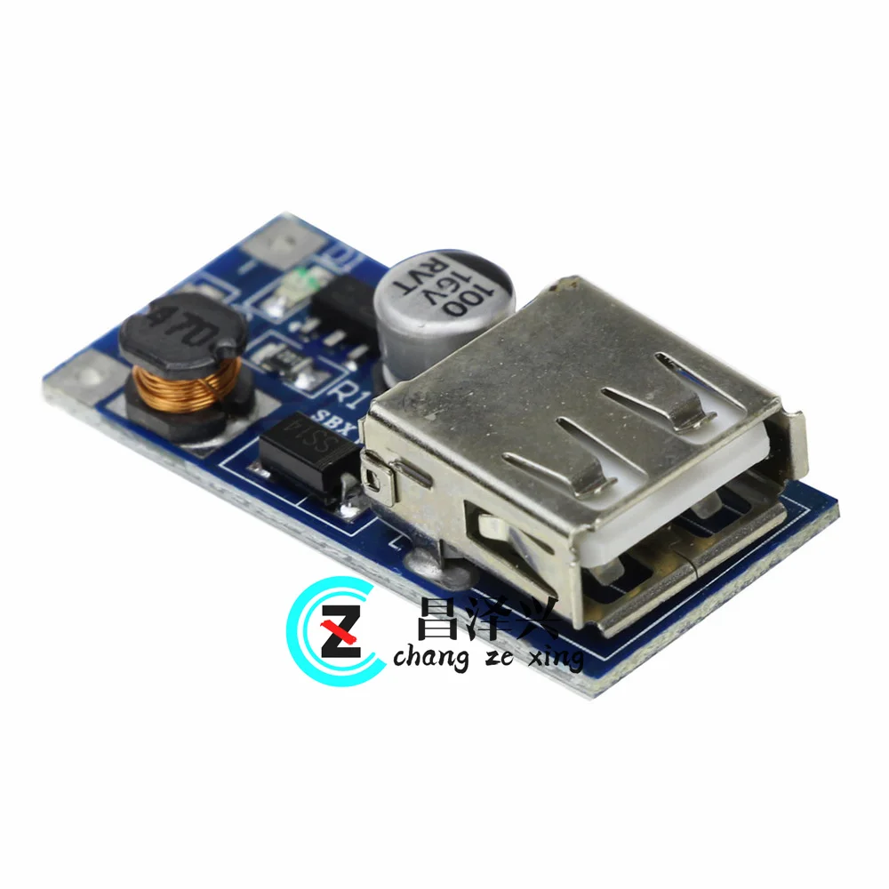 DC-DC boost module (da 0.9V a 5V) Up 5V 600MA USB Boost circuit board alimentatore Mobile boost
