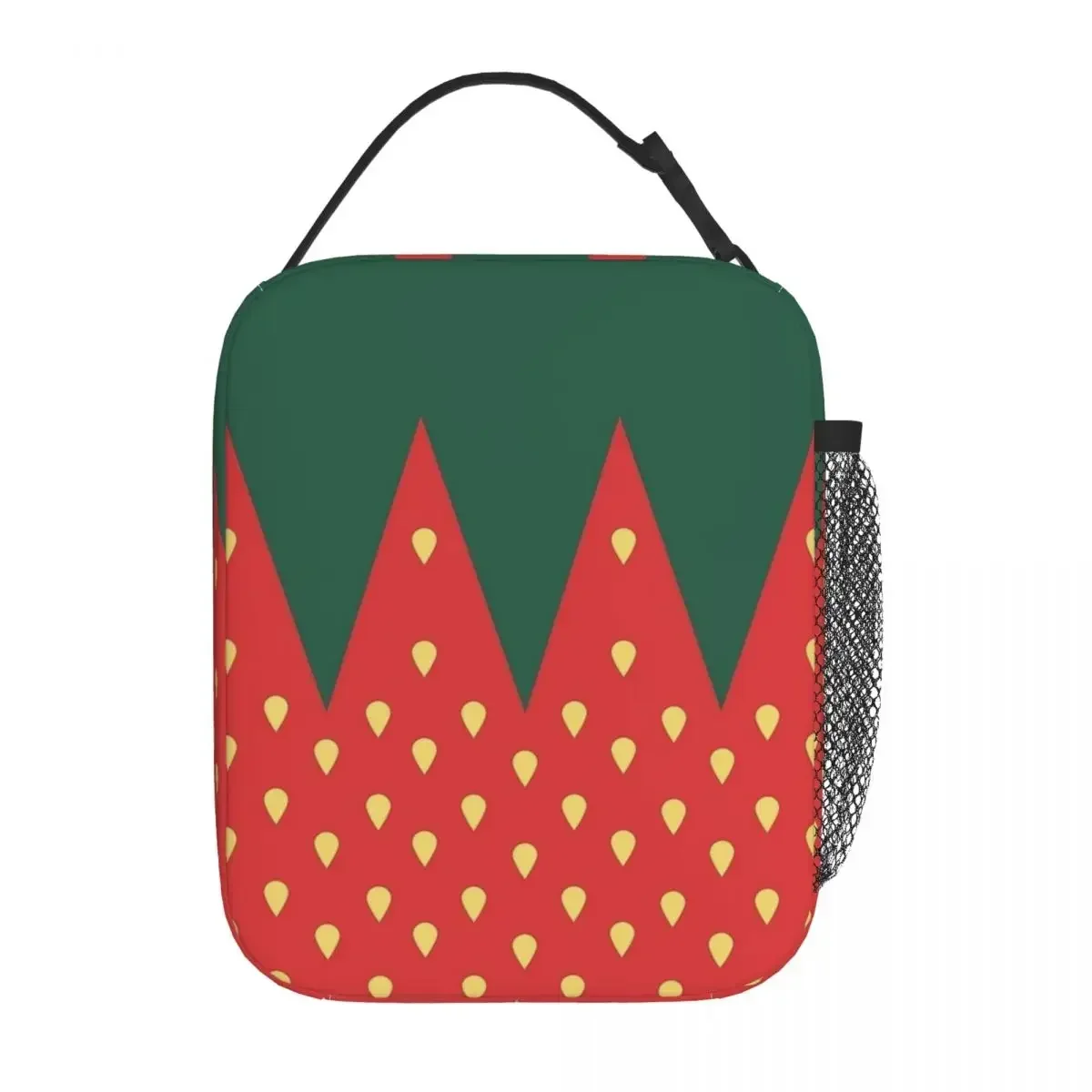 Cute Cartoon Strawberry Bon Bon Merch Insulated Lunch Bags for Travel Storage Food Boxes Portable Thermal Cooler Lunch Boxes