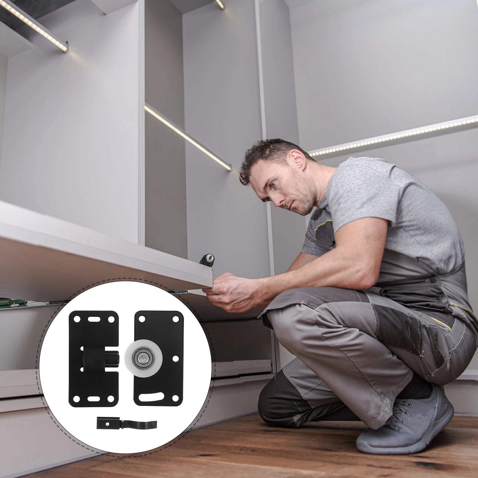 

Sliding Door Rollers Metal Pulley Cabinet Wardrobe Glass Aluminum Alloy Small Size Quiet Ball Bearing Hardware