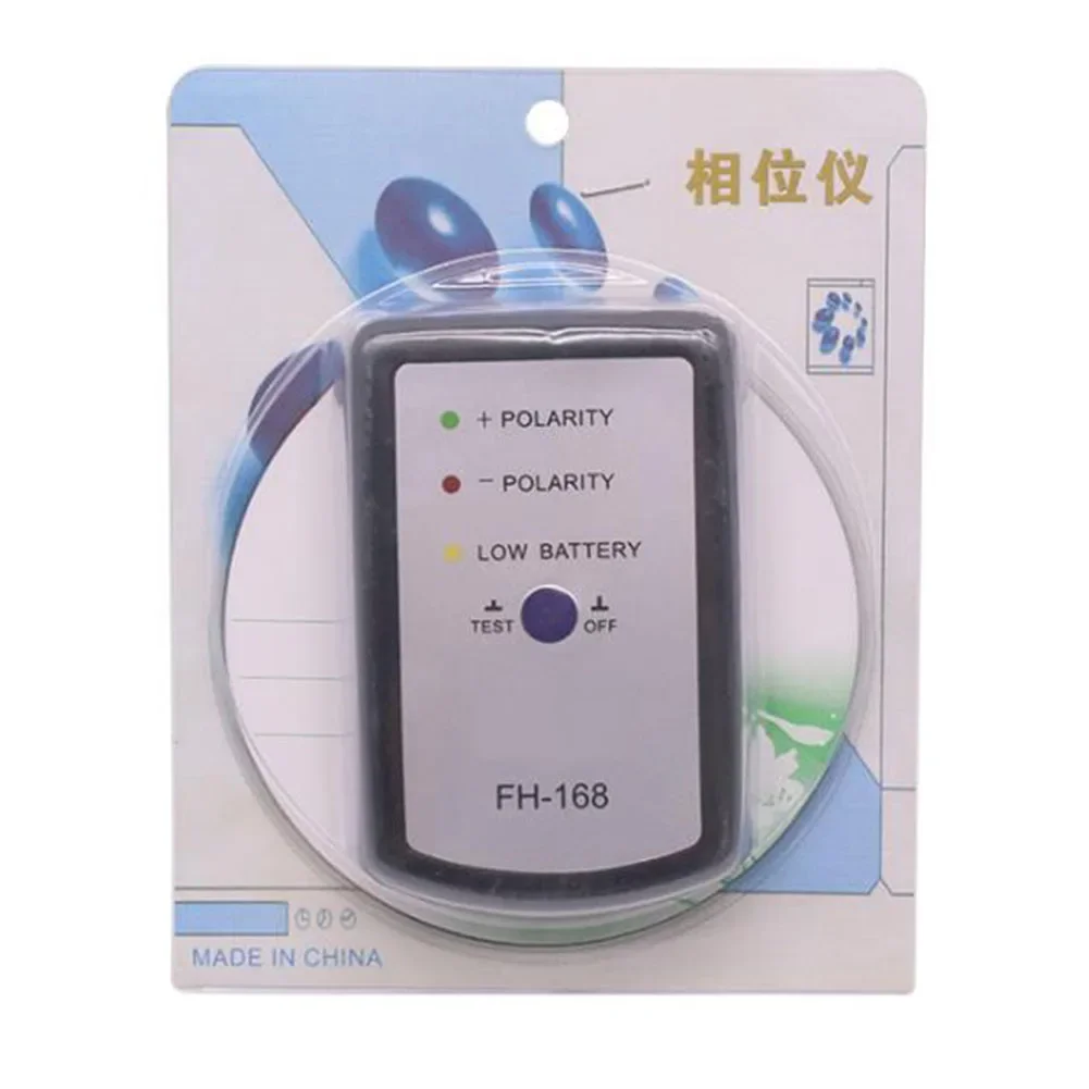 PH Automotive Black Speaker Phase Meter Polarity Tester Plastic Positive Car Phase FH-168 Spare Parts Accessories