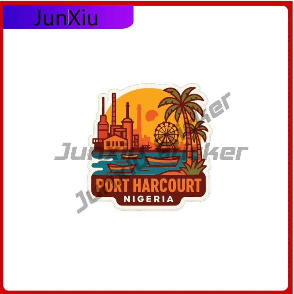 

Port Harcourt Nigeria City Travel Sticker Vinyl Waterproof Decal Cover Scratches Decoration X 500 Motorcycle Motocross Windshiel