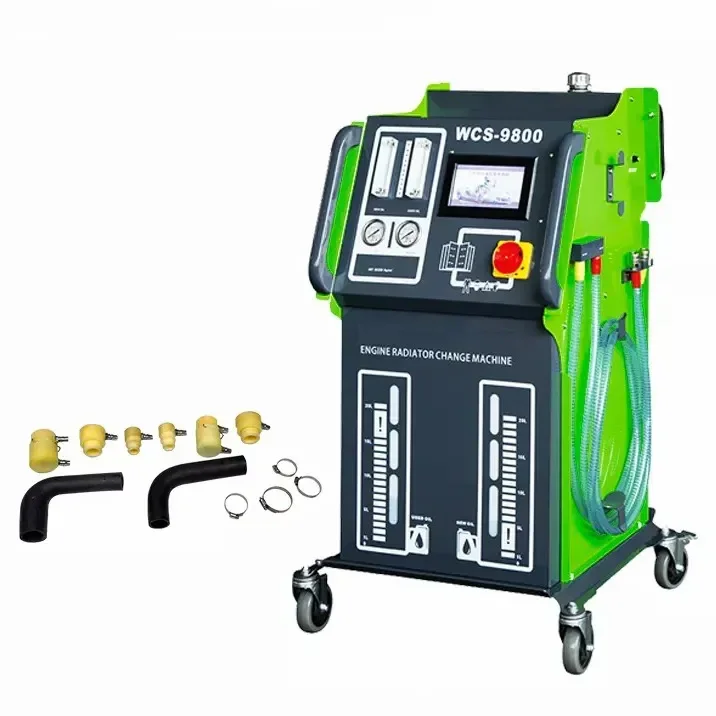 WCS-9800 Intelligent Auto Radiator Cooling System Flush Machine Automobile Engine Radiator Cycle Cleaning Tool for Car Shop