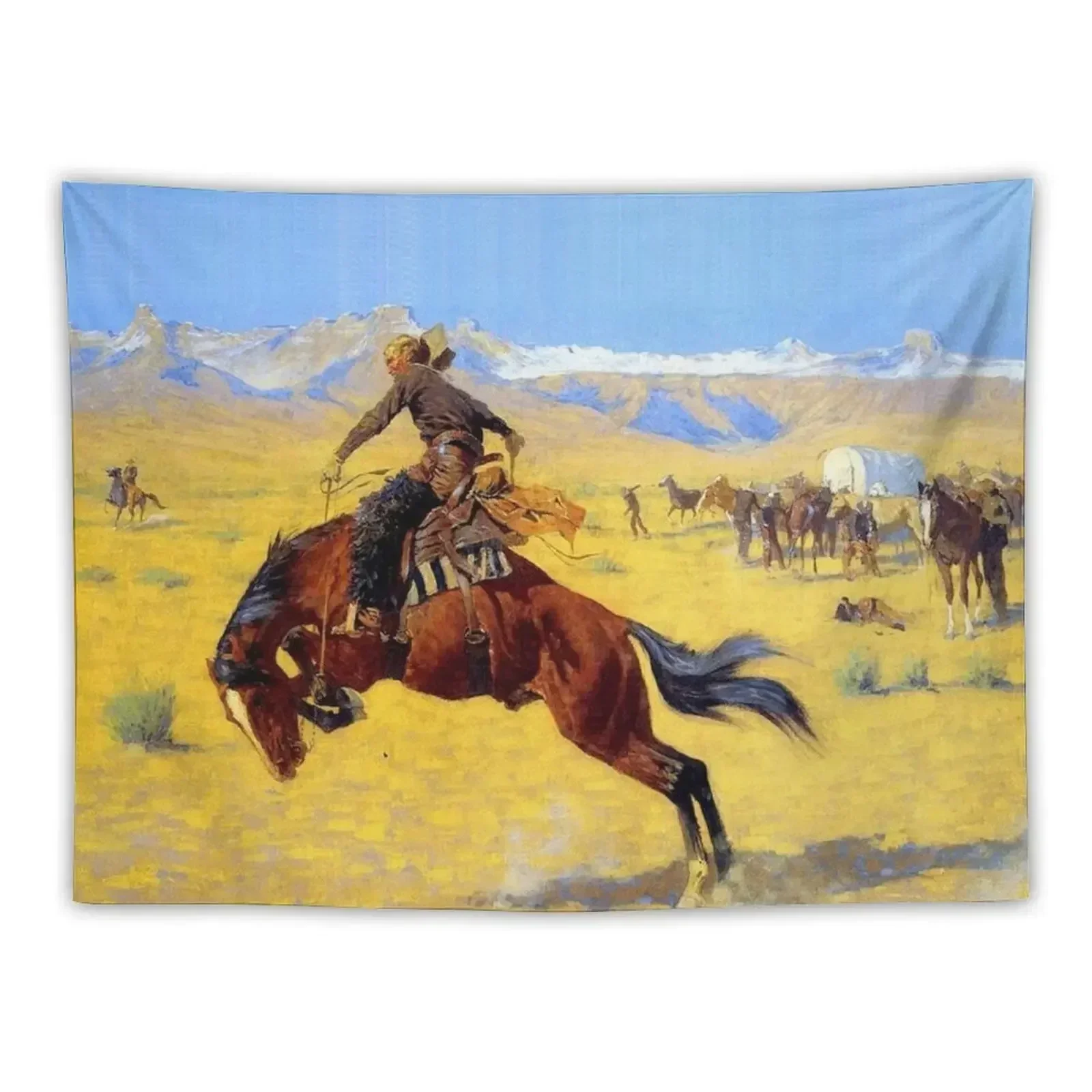 

Frederic Remington-1 Tapestry Room Decoration Accessories Room Decorator Wall Carpet Tapestry