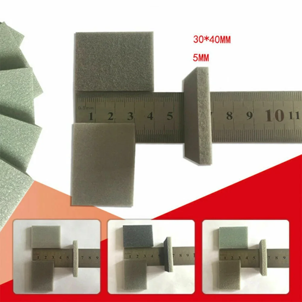 10/20pcs Sponge Sanding Block Wet And Dry Bodywork Fine Coarse Grit Sandpaper Sponge Pads Hand Polishing Tool