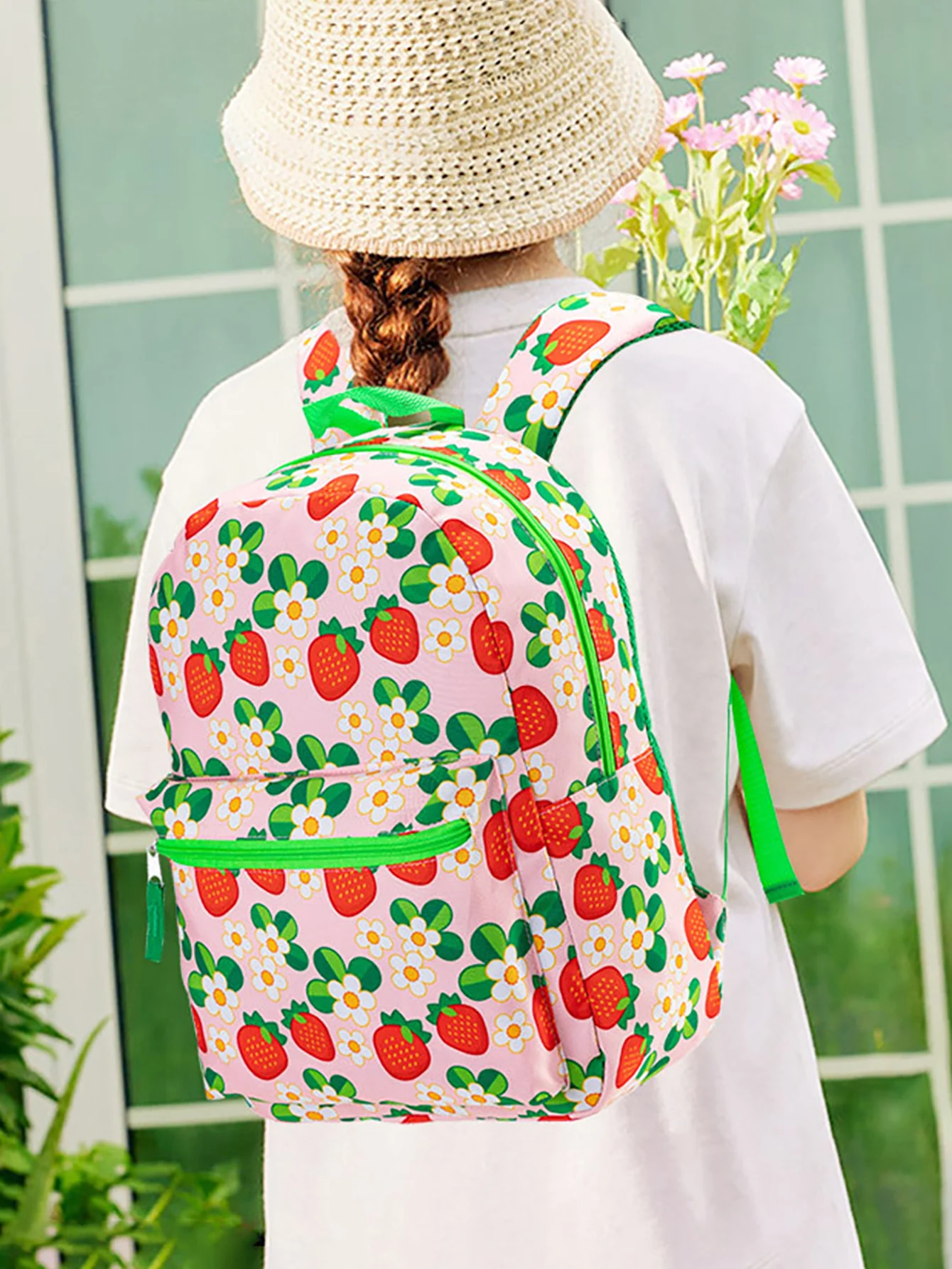 School Student Backpack Lightweight 3-in1 Set with Lunch Insulated Bag Pencil Bags For Kids and Teens Large Capacity Bookbag
