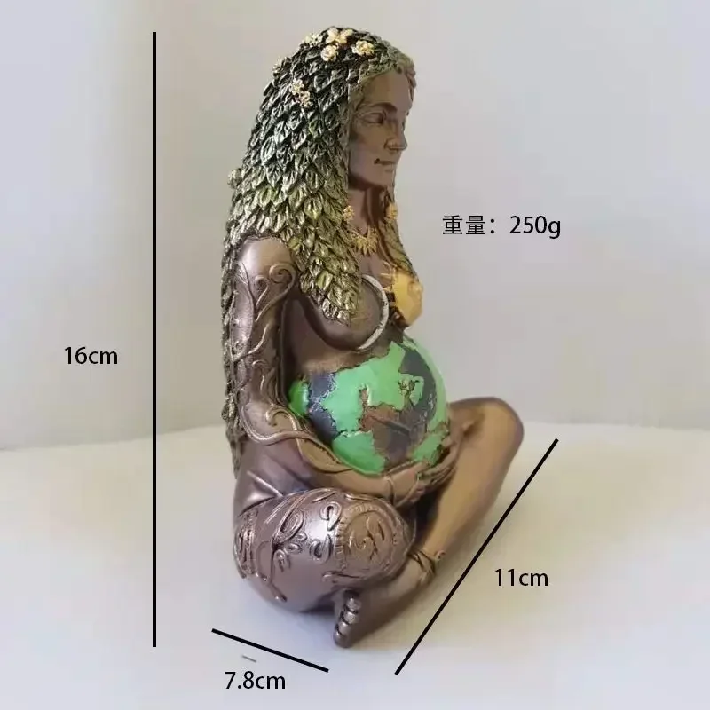 الأم الأرض الفن تمثال الألفية غايا تمثال الأسطوري نيمسيس الألفية غايا الأم الأرض آلهة تمثال فني