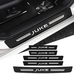Car Door Sill Protective Rear Threshold Trunk Bumper Guard Sticker for Nissan Juke Logo 2024 2020 2022 Auto Anti-Scratch Cover