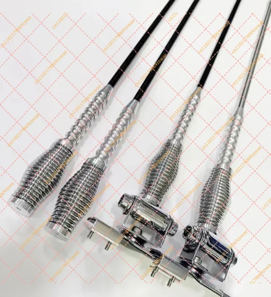 Vehicle Decorative Antenna Rod | Stainless Steel Modified Style, Off-Road Car Accessory