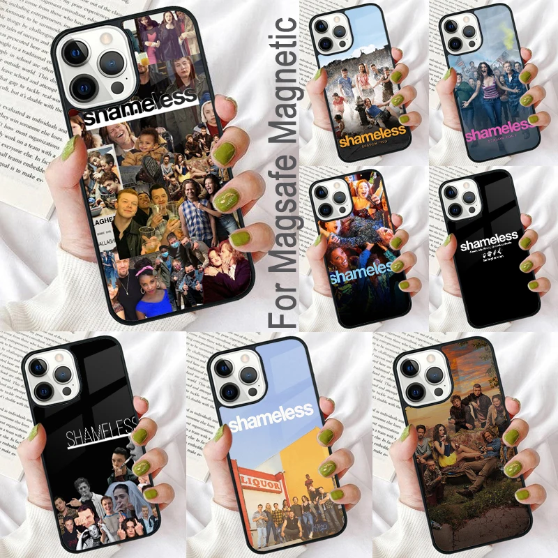 

Мягкий магнитный чехол для телефона Shameless TV Series для iPhone 16, Pro Max 15 Pro 13 14 Plus 11 12 Mini MagSafe Coque