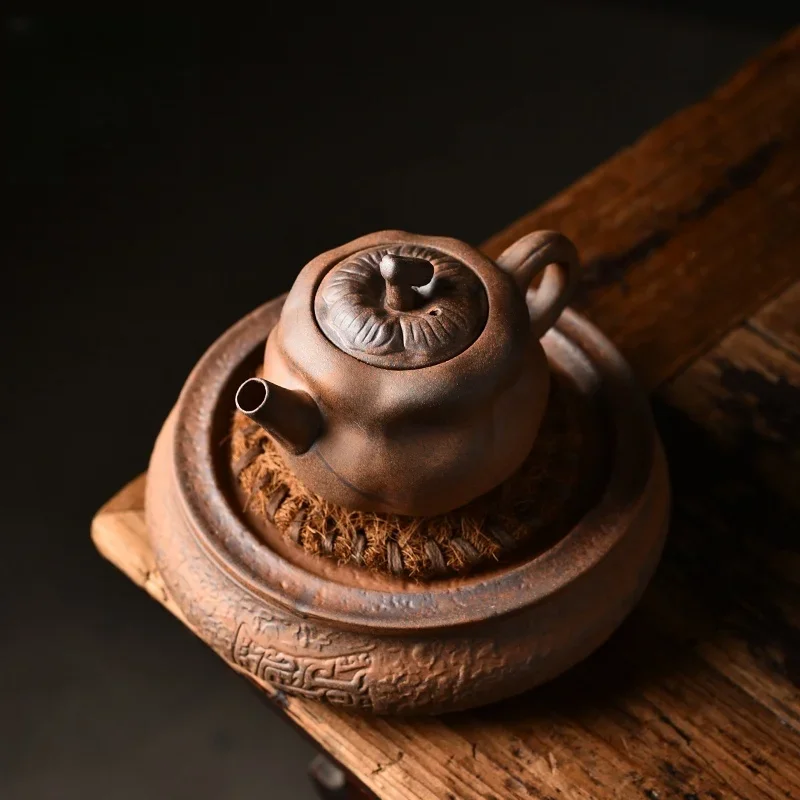

160ML Retro Japanese Style Pot Teapot Kung Fu Coarse pottery Tea Making Device Tea Infuser Tea Kettle Chinese Small Teapot