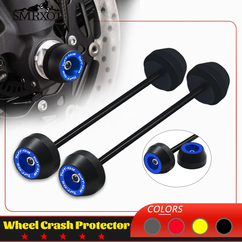 

NEW mt03 Front Rear Wheel Axle Fork Crash Sliders Pad For YAMAHA MT-03 MT03 2015-2024 Motorcycle Accessories Falling Protector