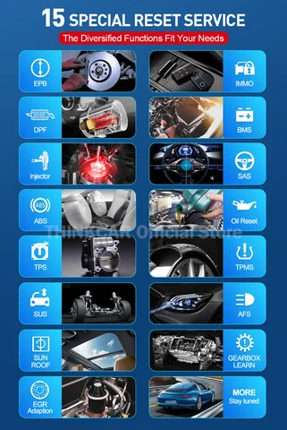 THINKCAR Thinkdiag 2 Полная система диагностического инструмента Поддержка CAN FD ECU Кодирование Двунаправленный сканер OBD2 16 Сервис 1 год бесплатно