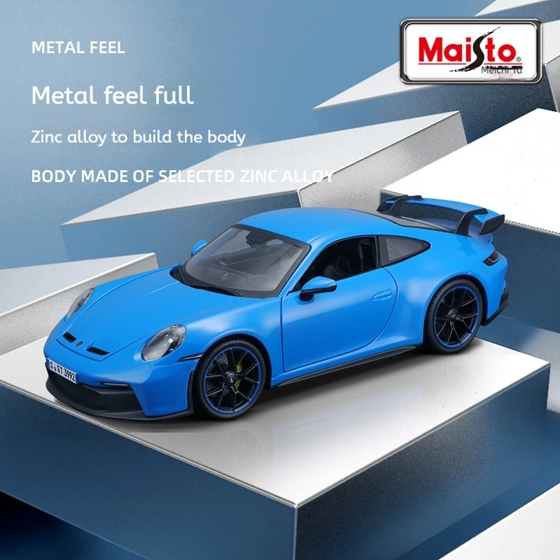 

Maisto 1:18 Replica Alloy Car Model Porsche 911 Gt3 Metal Car Model Ornament Boy Collection Toys Christmas Gifts Wholesale