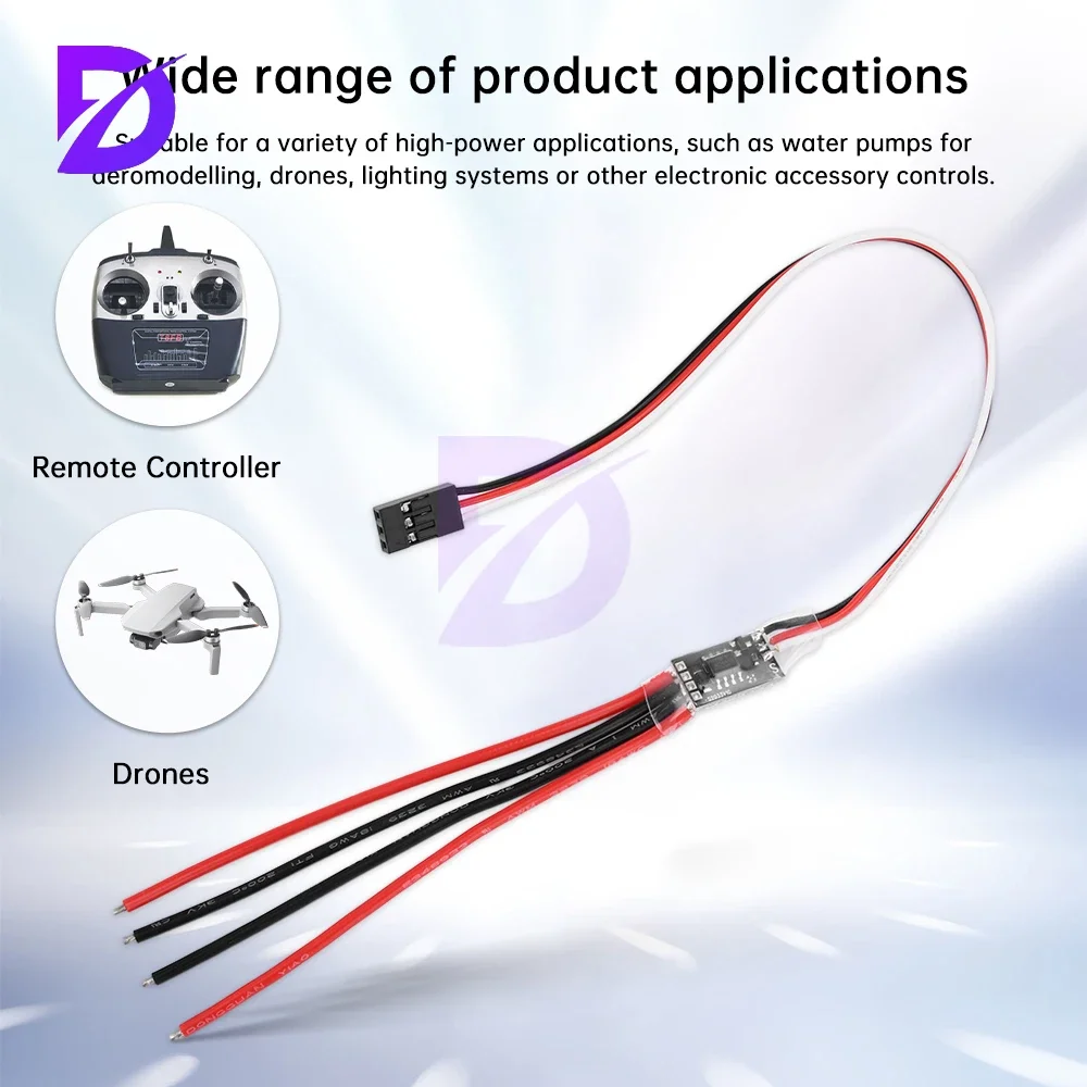 8a-17a 3v-30v Avionics Pump Drone Switch Pwm Signal Control Driver Module High Current Rc Switch Motor Controller