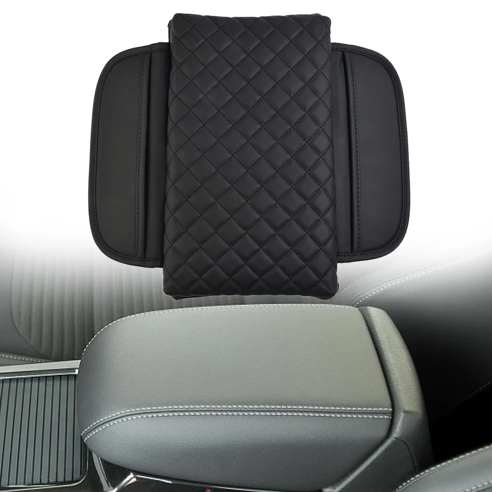 

PU Leather Car Armrest Mat Center Console Arm Rest Protection Cushion Auto Armrests Storage Box Cover Pad Elbow Support Pad