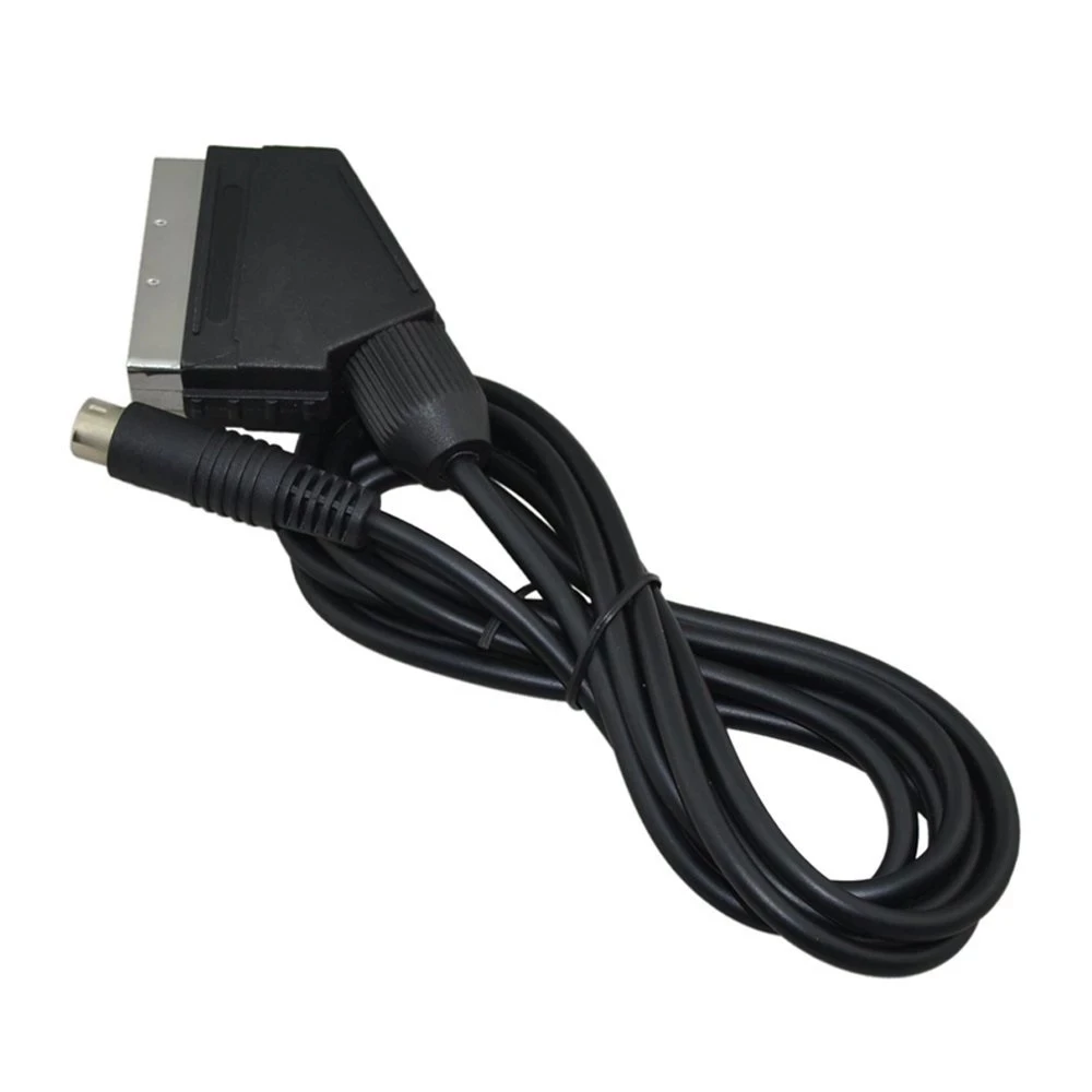 10 pcs High Quality SCART CABLE for Sega Saturn SS RGB Real SCART Cable TV Lead for Mega Drive for PS2 for Xbox for N64 PAL view 5