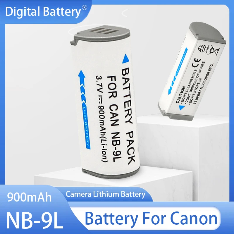 NB-9L Battery 900mAh NB9L NB 9L Rechargeable Batteries For Canon ELPH 510 520 530 HS PowerShot N SD4500 IS IXUS 1100 50S Camera