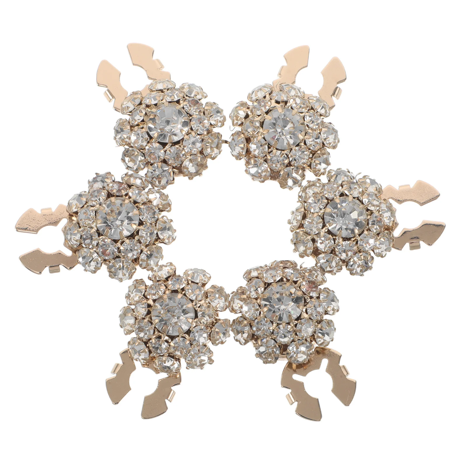 

3Pairs Shirt Cuff Links - Stylish Button Covers for Men and Women - Alloy Rhinestone Sleeve Button Accessories for Suit Tuxedo