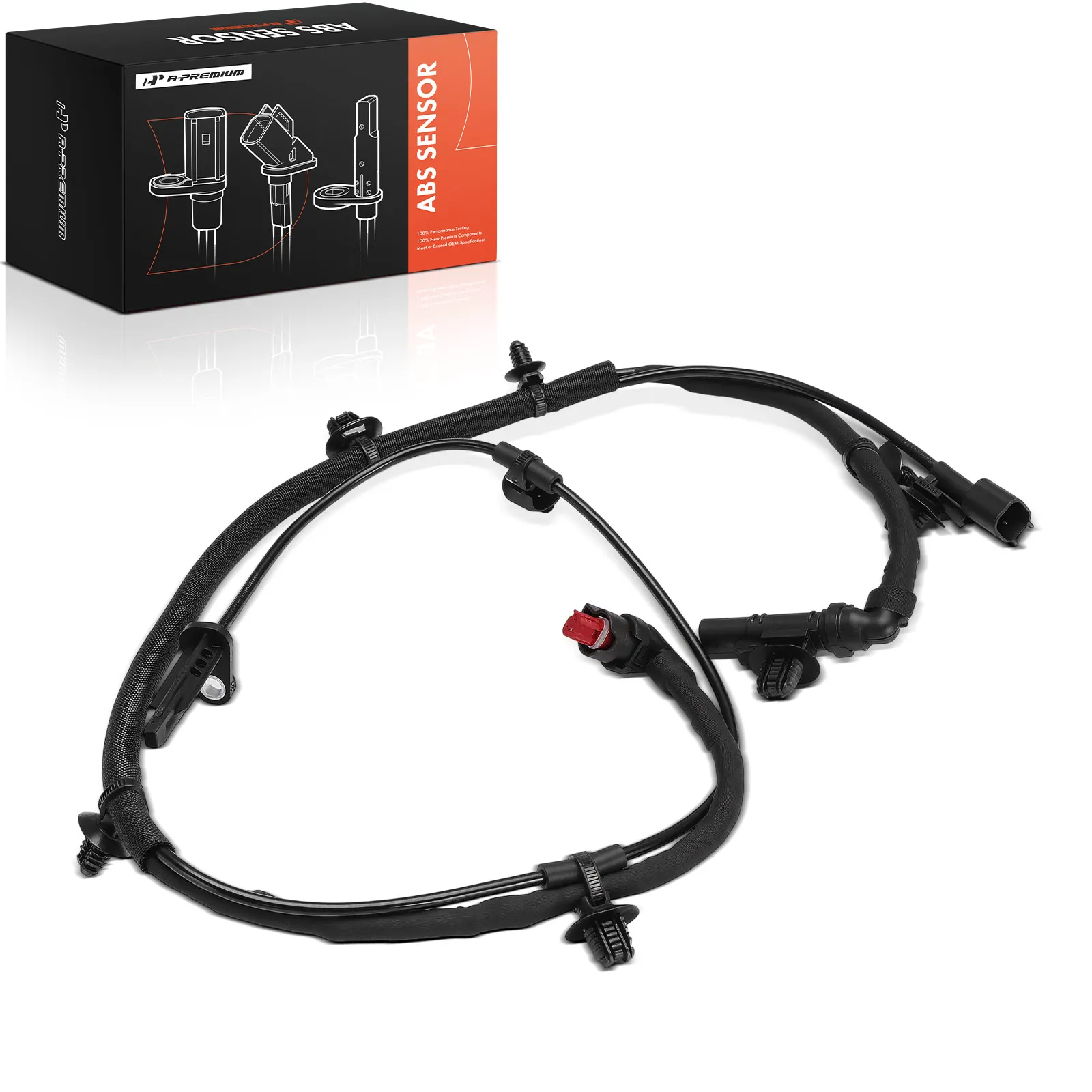 A-Premium Front Passenger Side ABS Wheel Speed Sensor for Jeep Wagoneer Grand Wagoneer 2022-2025