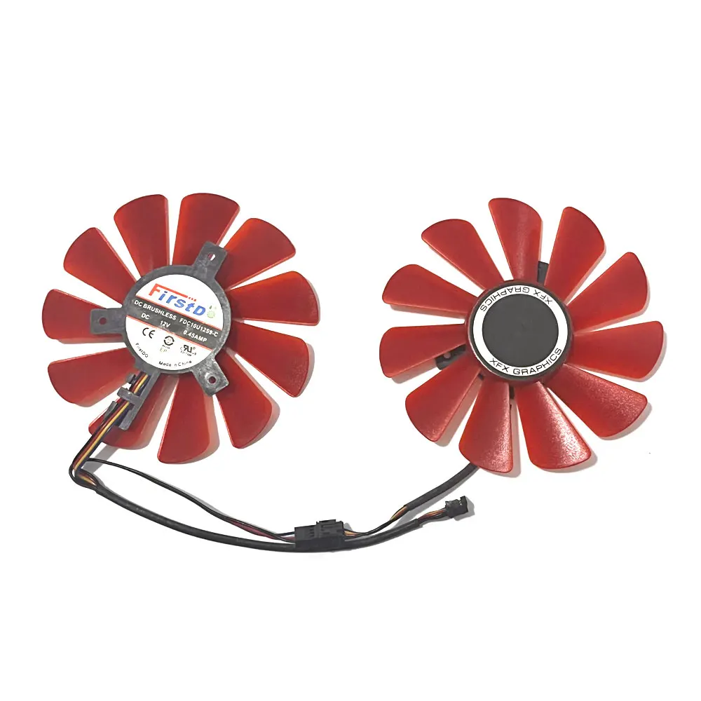 Neue 85 MM FDC10U12S9-C XFX RX480 RX570 GPU Karte Kühler Lüfter Für XFX RX570 RS RX580 RS RX470 RX580 Grafikkarte Kühlung