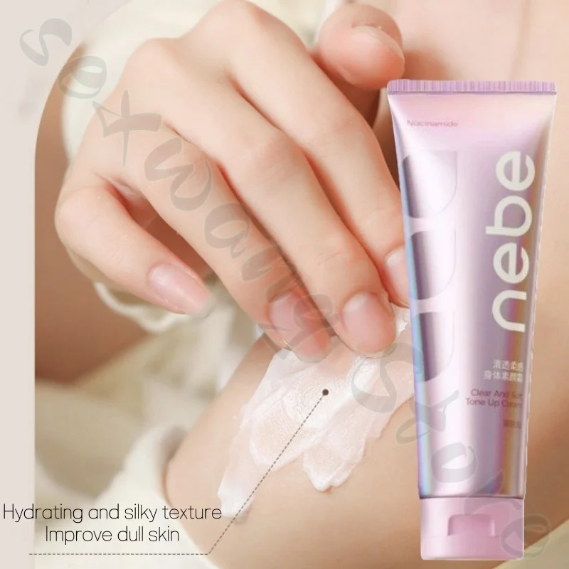Nebe Clear and Soft Body Cream Hydrating and Moisturizing Niacinamide Body Lotion Improves Dullness and Brightens Skin 120g