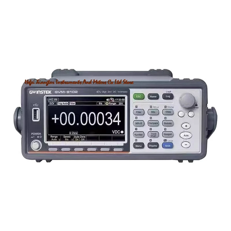 GWINSTEK  2kV DC Voltmeter GVM-9102  6 1/2 Digit Display: 2,399,999 Counts max DC voltage measurement up to 2400 V