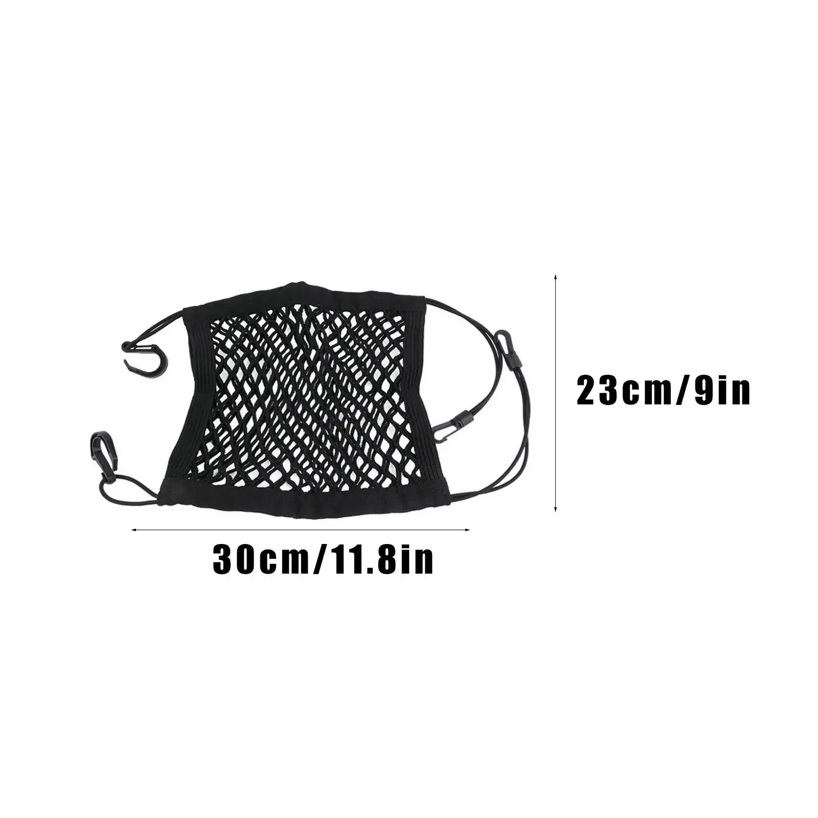 Rete da carico per riporre il casco del motociclo organizzatore per portapacchi a rete elastica a doppio strato ad alta elasticità per moto 25x30cm