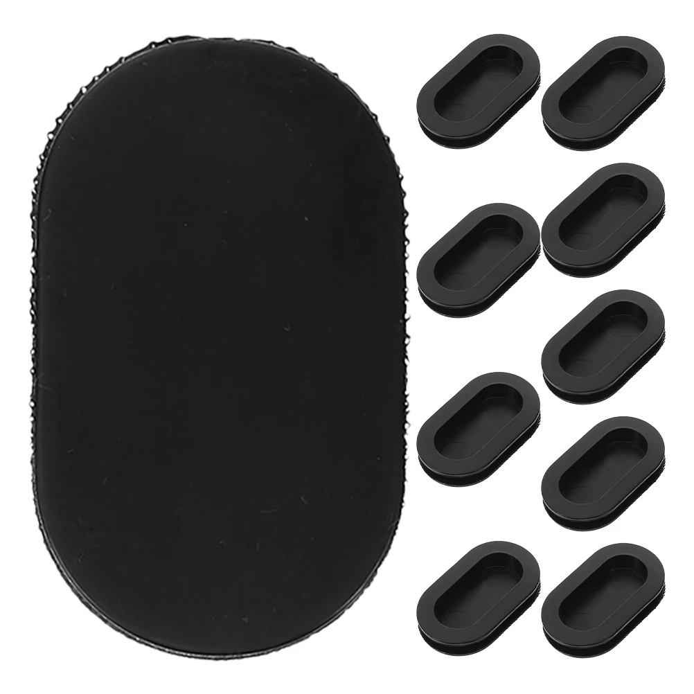 

10 Pcs Piggy Bank Silicone Plug Plastic Bottom Stopper Coin End Caps Rubber Stoppers Silica Gel Oval Banks Kids