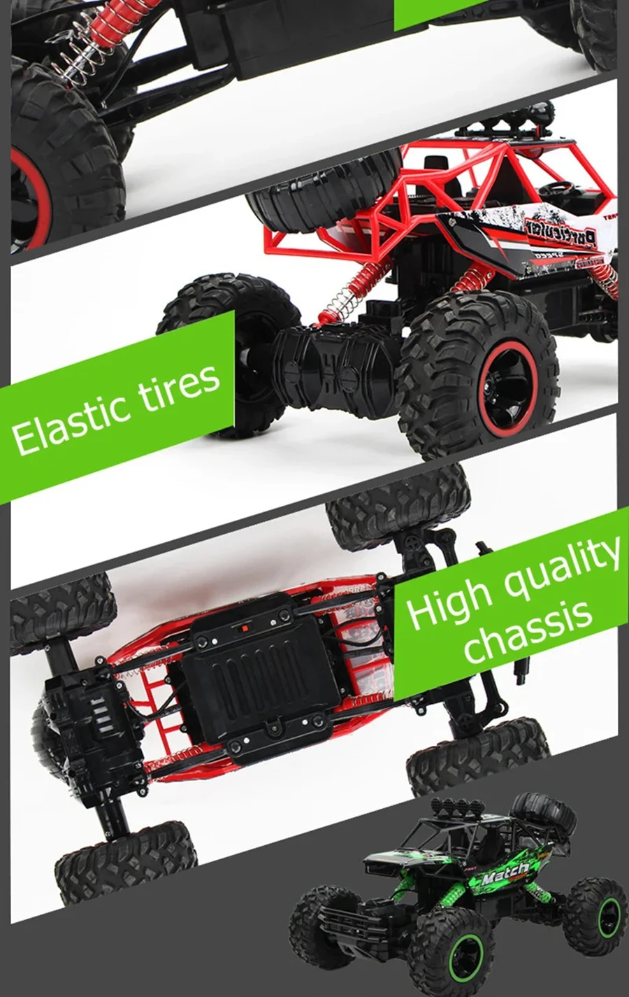 Oike 1:16 /1:12 All Terrain RC Car 30KM/H High Speed 4WD Electric Remote Control Buggy 4X4 Off-Road Truck Vehicle Model Toy Gift