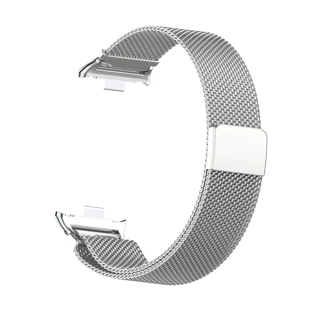 Correa de bucle milanés para Redmi Watch 4/5, pulsera magnética de acero inoxidable para Xiaomi Mi Band 9 Pro/8 Pro, accesorios de correa